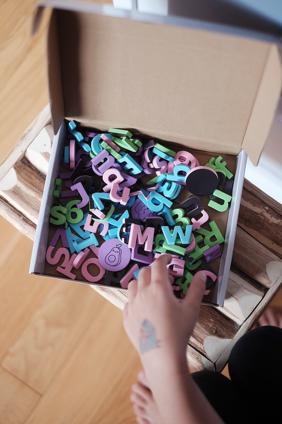 The Wonder Wall Magnetic Letters & Numbers Set — Soft Foam Magnets for Learning & Play