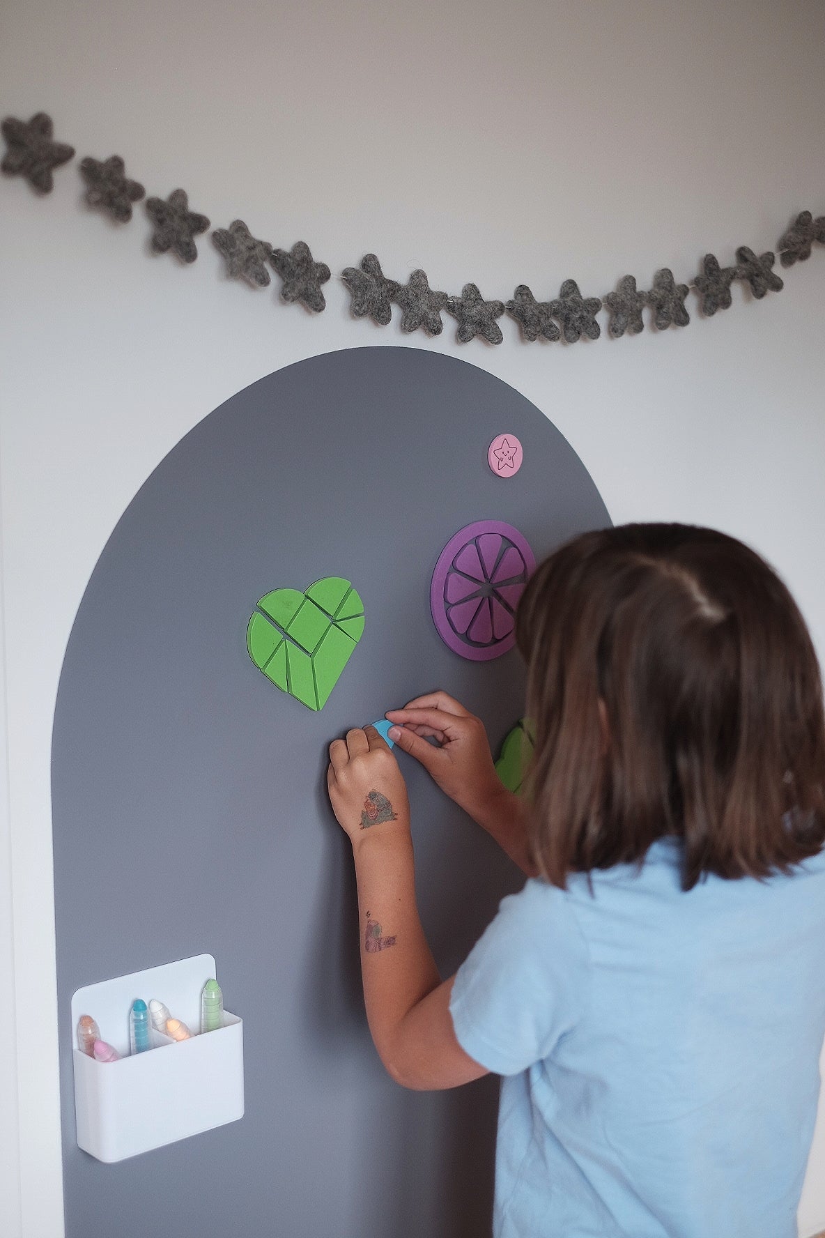 The Wonder Wall — Magnetic Play Wall for Kids (Renter-Friendly, Zero Damage)