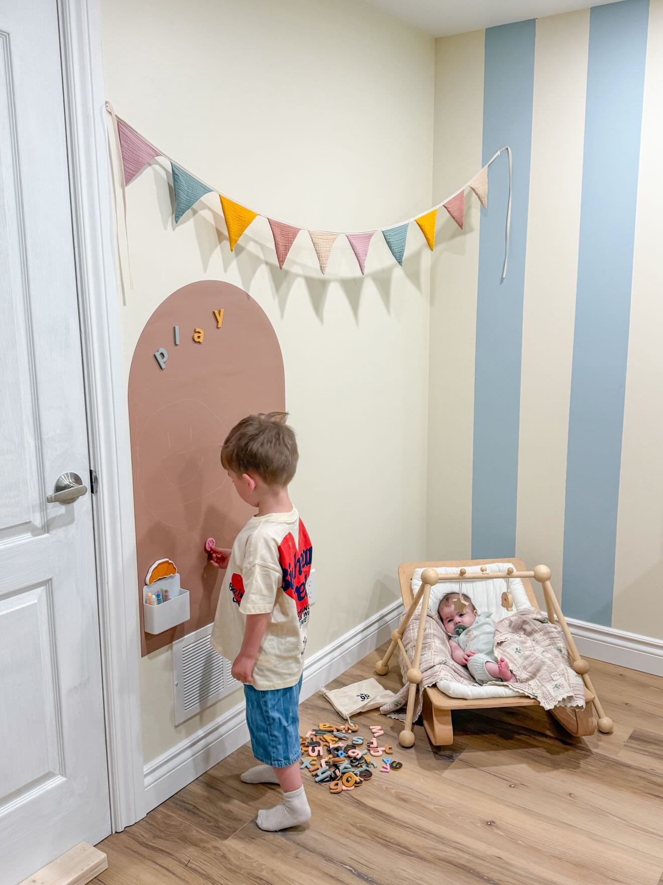 The Wonder Wall — Magnetic Play Wall for Kids (Renter-Friendly, Zero Damage)