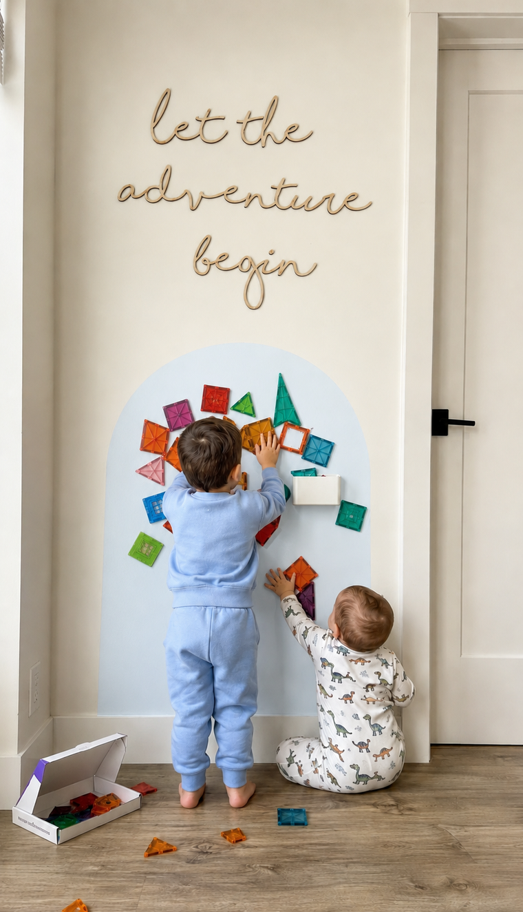 Beautiful playroom with Wonder Wall