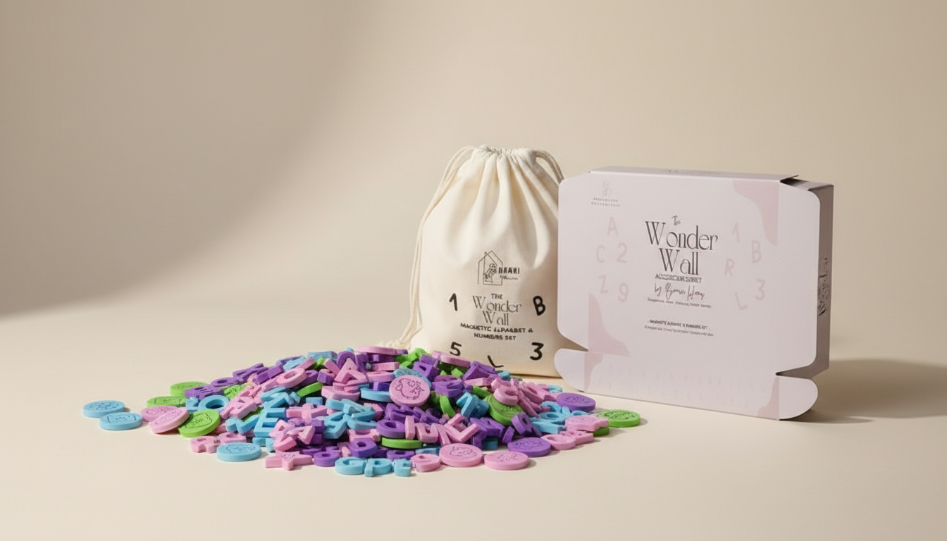 Magnetic Letters & Numbers Set